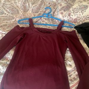 Aeropostale off the should long sleeve